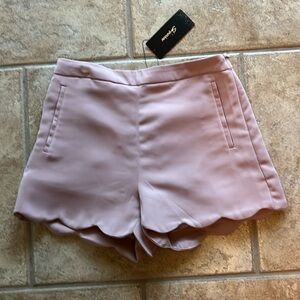 Shinestar Scalloped Shorts